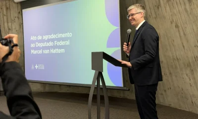 Marcel foi homenageado