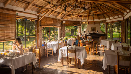 En la estancia también funciona un hotel de campo con 26 habitaciones