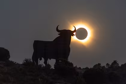 Así se vio el eclipse solar total el 12 de agosto