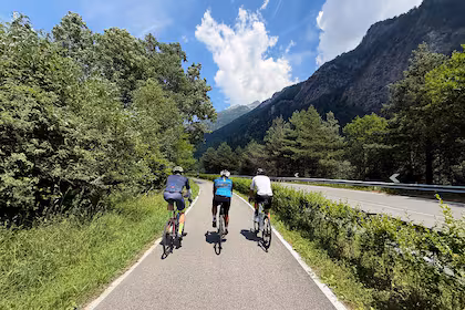Es recomendable alquilar bicicletas eléctricas para que sea más accesible el circuito